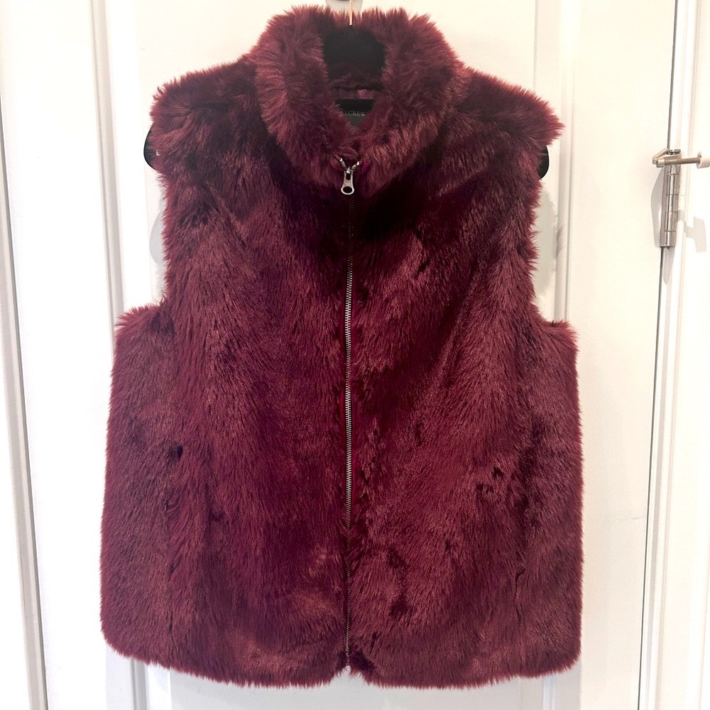 Faux Fur Jcrew Vest